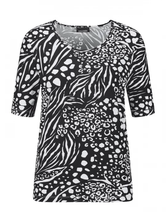 Foto van product Goldner Shirt zwart / wit