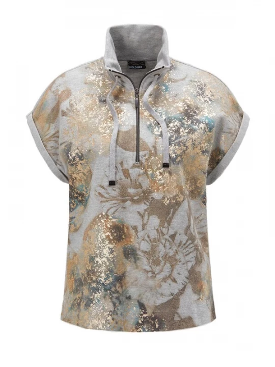 Foto van product Goldner Shirt bruin / grijs