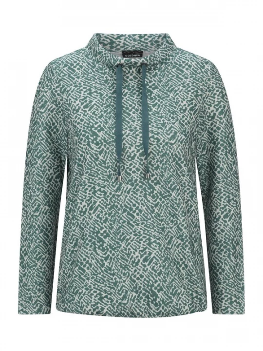 Foto van product Goldner Sweatshirt groen / offwhite