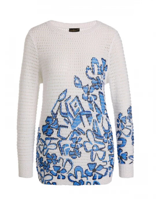 Foto van product Goldner Trui blauw / wit
