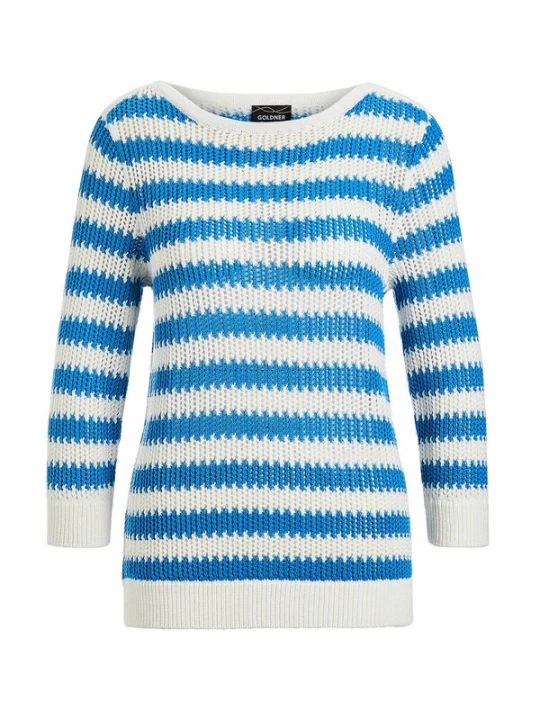 Foto van product Goldner Trui blauw / wit