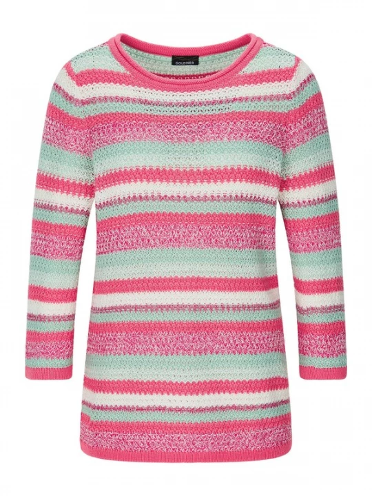 Foto van product Goldner Trui jade groen / pink