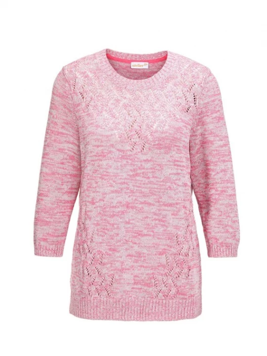 Foto van product Goldner Trui rosé / wit