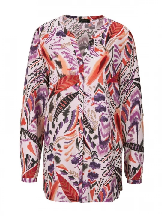 Foto van product Goldner Tuniek lila / donkerlila / oranje