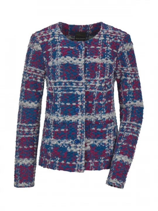 Foto van product Goldner Tussenjas royal blue / koningsblauw / grijs / bordeaux