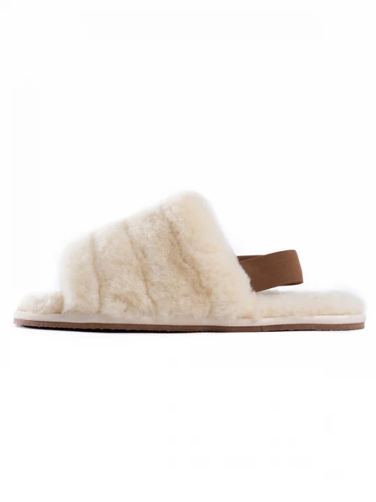 Foto van product Gooce Huisschoenen 'Sleepy' nude / bruin