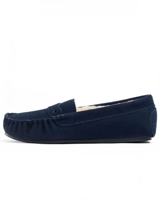 Foto van product Gooce Mocassins 'Malika' navy