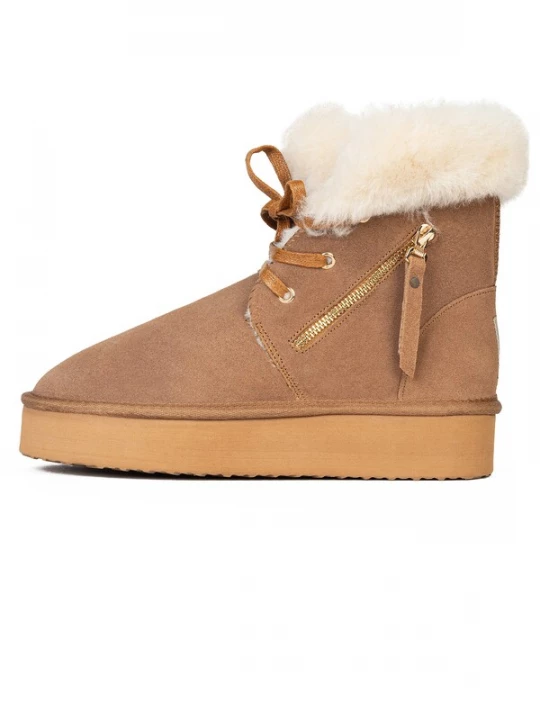 Foto van product Gooce Snowboots 'Agarita' beige / lichtbruin