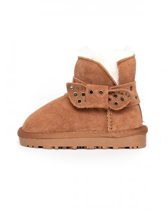 Foto van product Gooce Snowboots 'Barbie' kastanjebruin / wit