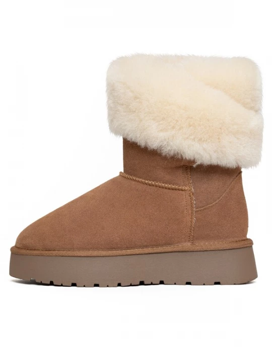 Foto van product Gooce Snowboots 'BEVERLY' kastanjebruin