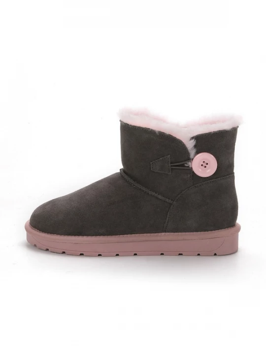Foto van product Gooce Snowboots 'Geetika' donkergrijs / rosa
