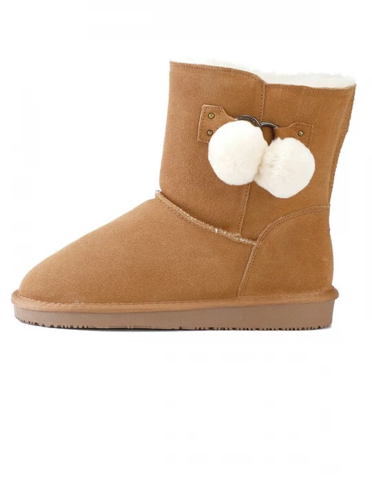 Foto van product Gooce Snowboots 'Gigi' kastanjebruin / wit