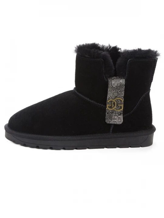 Foto van product Gooce Snowboots 'Goldy' zilvergrijs / zwart