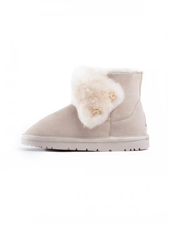 Foto van product Gooce Snowboots 'Juni' beige / wit