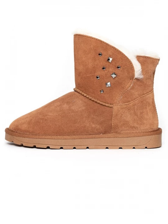 Foto van product Gooce Snowboots 'Suzie' lichtbruin / zwart / zilver