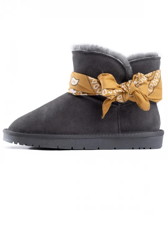 Foto van product Gooce Snowboots 'Willow' curry / antraciet / wit