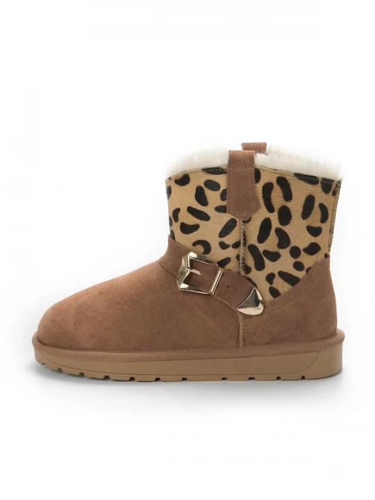 Foto van product Gooce Snowboots 'Wisteria' beige / bruin / zwart