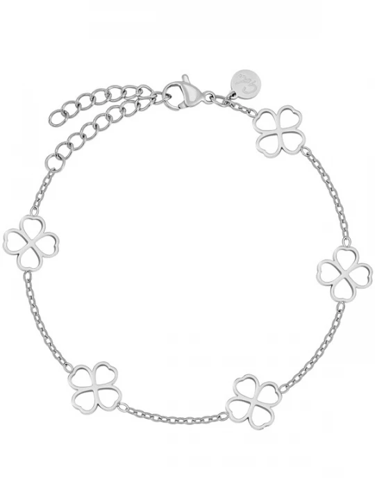 Foto van product GOOD.designs Armband 'Kleeblatt' zilver