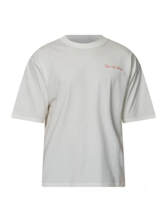 Foto van product Good For Nothing Shirt azuur / bloedrood / wit