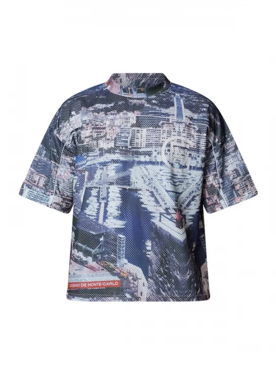 Foto van product Good For Nothing Shirt blauw / marine / sering / rood