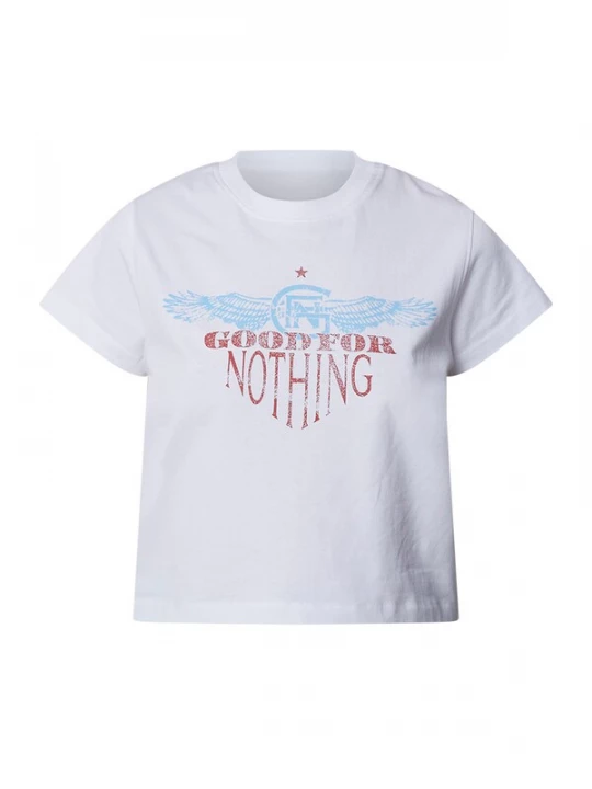 Foto van product Good For Nothing Shirt lichtblauw / rood / wit