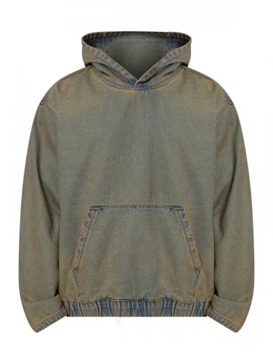 Foto van product Good For Nothing Sweatshirt blauw denim / citroen