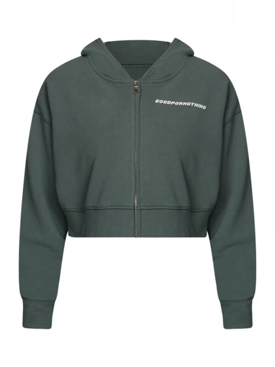 Foto van product Good For Nothing Sweatvest donkergroen