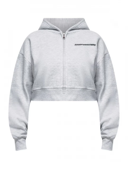 Foto van product Good For Nothing Sweatvest grijs gemêleerd