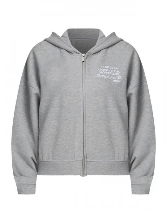 Foto van product Good For Nothing Sweatvest grijs gemêleerd