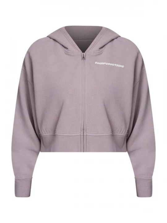 Foto van product Good For Nothing Sweatvest lichtlila / wit