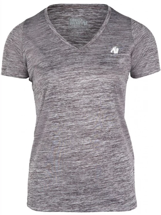 Foto van product Gorilla Wear Functioneel shirt 'Elmira' grijs / wit