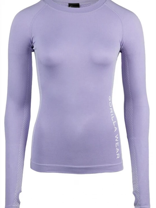 Foto van product Gorilla Wear Functioneel shirt 'Selah ' pastellila / wit