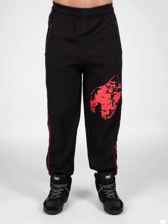 Foto van product Gorilla Wear Functionele broek rood / zwart