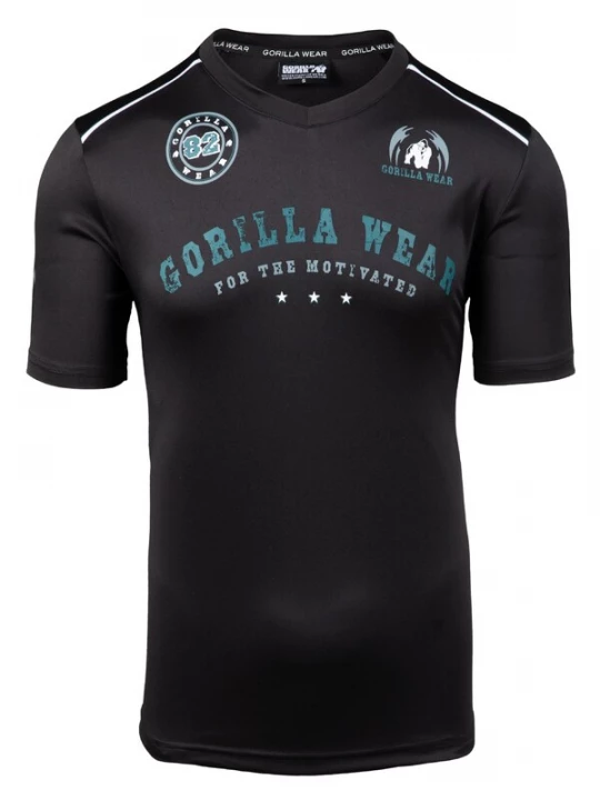 Foto van product Gorilla Wear Shirt 'Baltimore' jade groen / zwart / wit
