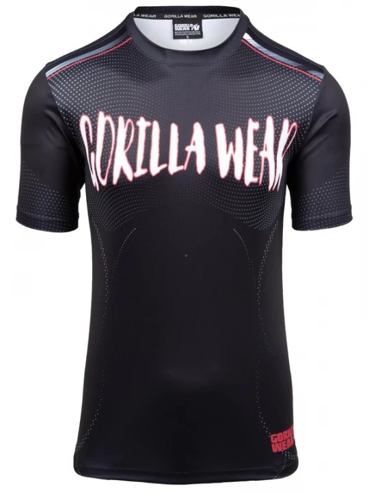 Foto van product Gorilla Wear Shirt 'Clayton' grijs / rood / zwart / wit