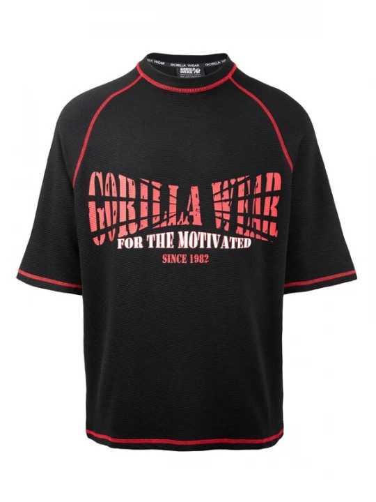 Foto van product Gorilla Wear Shirt 'Finley' rood / zwart / wit
