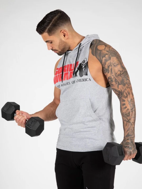 Foto van product Gorilla Wear Shirt 'Rogers' grijs / rood / zwart