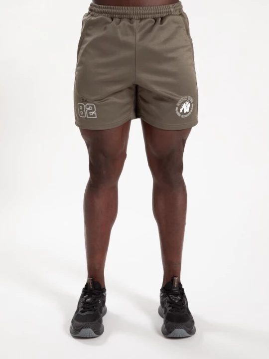 Foto van product Gorilla Wear Sportbroek 'Broxton' lichtbruin / wit
