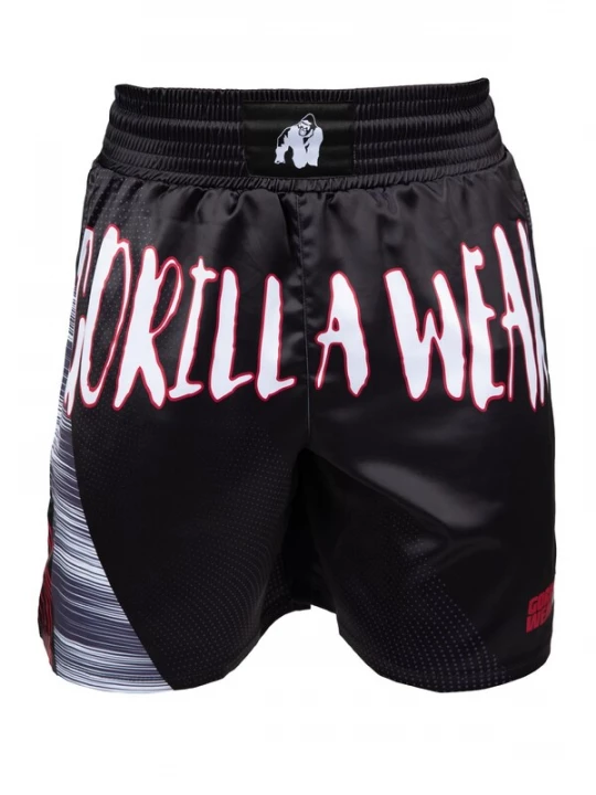 Foto van product Gorilla Wear Sportbroek 'Clayton' bloedrood / zwart / wit