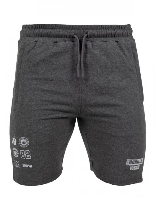 Foto van product Gorilla Wear Sportbroek 'Lopez' donkergrijs / wit