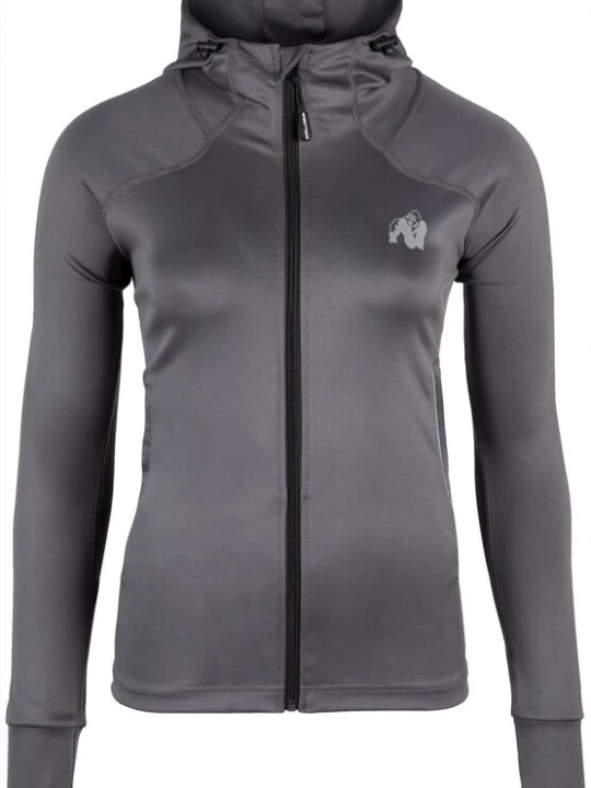 Foto van product Gorilla Wear Sportjas 'Halsey' stone grey / donkergrijs