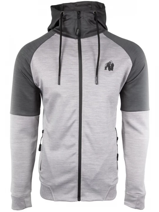 Foto van product Gorilla Wear Sportjas lichtgrijs / donkergrijs