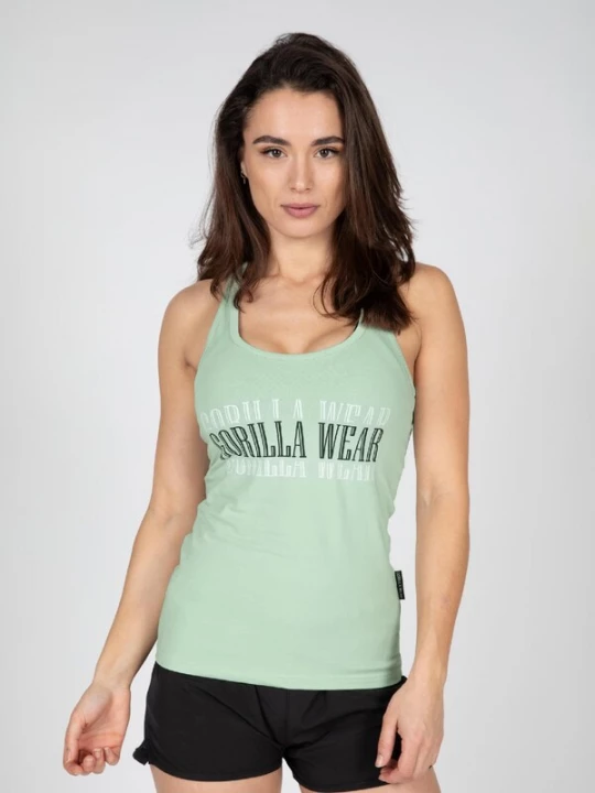 Foto van product Gorilla Wear Top 'Verona' mintgroen / zwart / wit