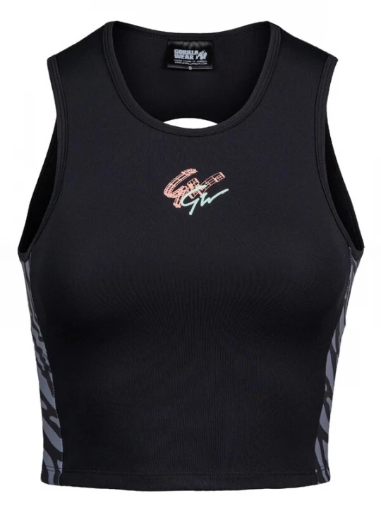 Foto van product Gorilla Wear Top 'Zion' mintgroen / zalm roze / zwart