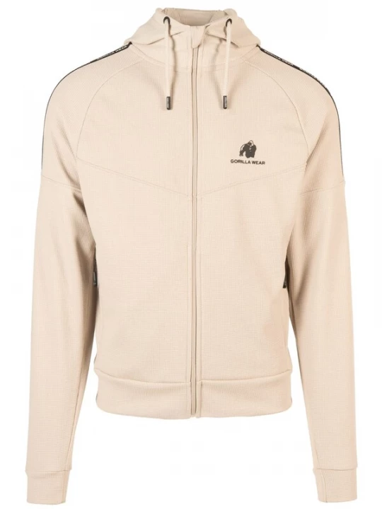 Foto van product Gorilla Wear Trainingsjack beige / zwart