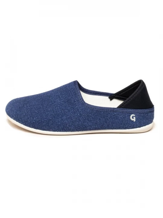 Foto van product Gottstein Huisschoenen 'Linen Slip-On' donkerblauw