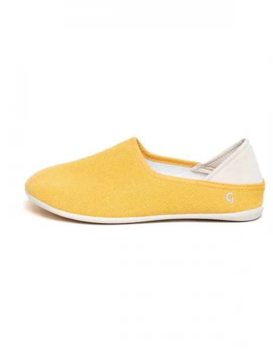 Foto van product Gottstein Huisschoenen 'Linen Slip-On' geel