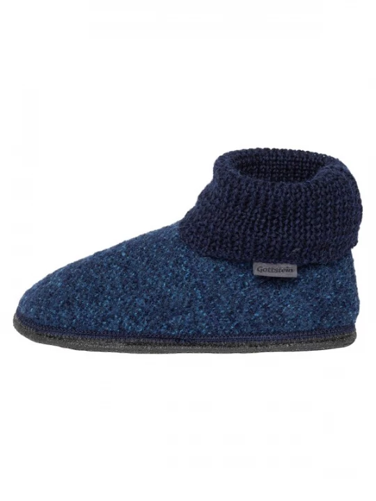 Foto van product Gottstein Huisschoenen 'Wool Venture High' donkerblauw