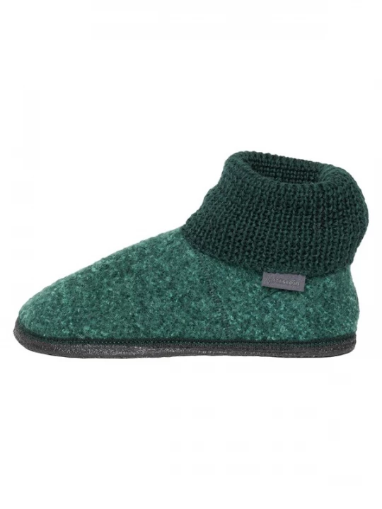Foto van product Gottstein Huisschoenen 'Wool Venture High' donkergroen