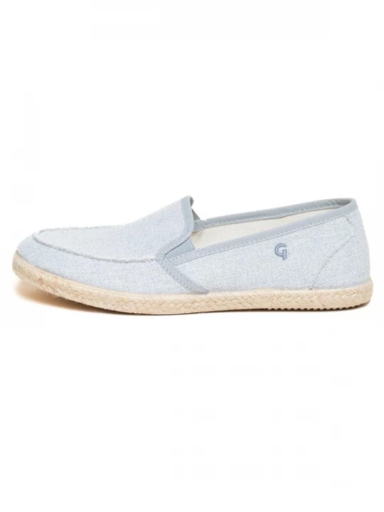 Foto van product Gottstein Mocassins 'Camping Linen Sailor' grijs